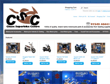 Tablet Screenshot of chasesuperbikecentre.co.uk